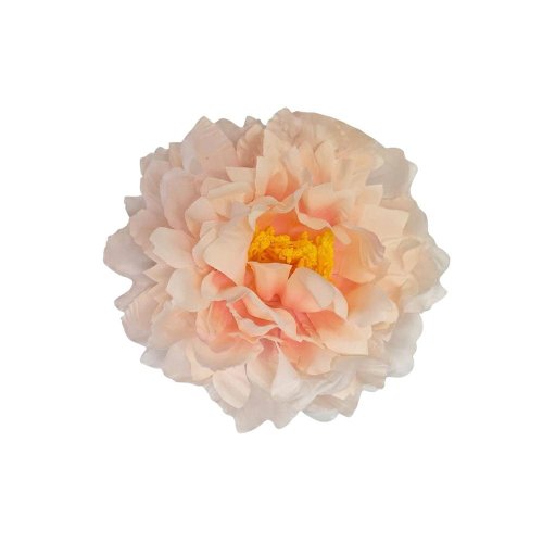 Ks hlava pivonka broskyňová 12cm - Umelé kvety
