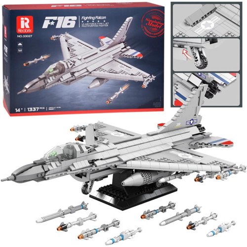 Stavebné bloky stíhačky reobrix f16 1337ele