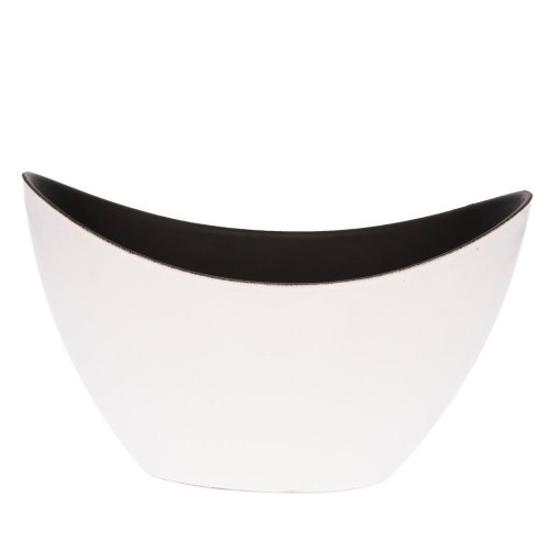Loďka plast 20x8x11,5 biela - Lampáše