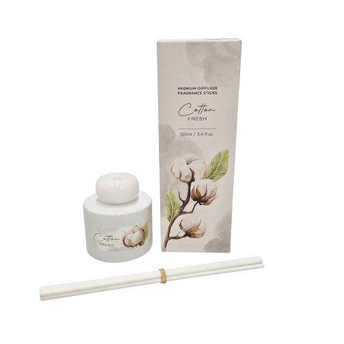Difuzér cotton 100ml - Umelé kvety