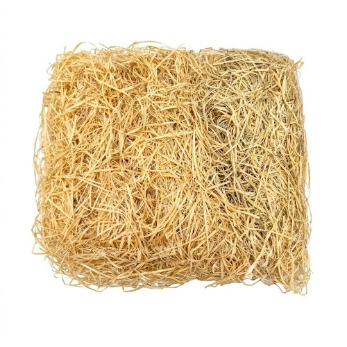 Vlna drevená 100g/ natural biela - Vianočné stromčeky