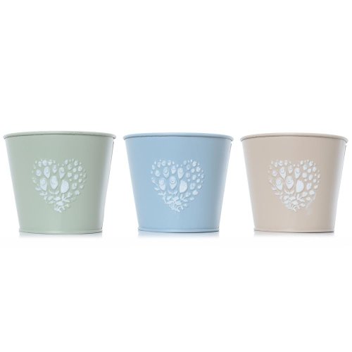 Obal vedro kov malé mix 3f srdce v:11x13,5cm super cena