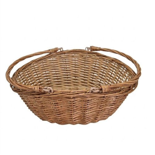 Kôš prútie s rúčkami 40x32x15/18/32 cm - Umelé kvety