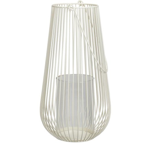 Lampáš kov biely 24x24/v46,5cm - Lampáše