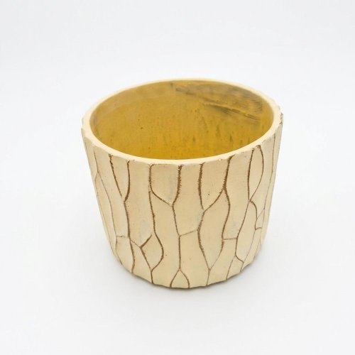 A5 obal cement zlatá 21x21x17cm