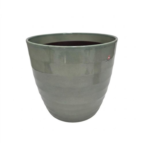 69447 obal+vklad plast sage green 923/28 - Vianočné dekorácie
