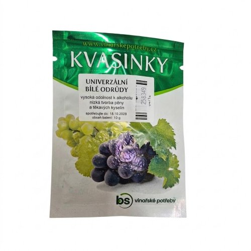 Pevná cenakvasinky pre biele odrody hrozna 10g - Umelé kvety