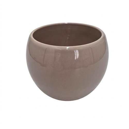 Obal guľa kávový 16xv12cm - Umelé kvety