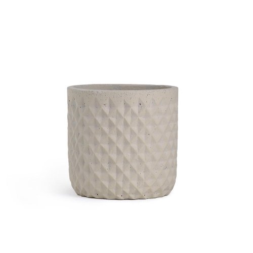 Obal cement kosoštvorec béžový 12cm