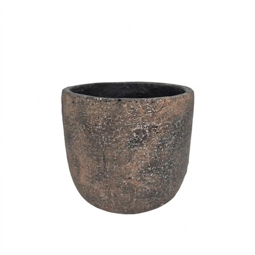 A3 obal cement šedý 17,5x17,5x17cm - Umelé kvety