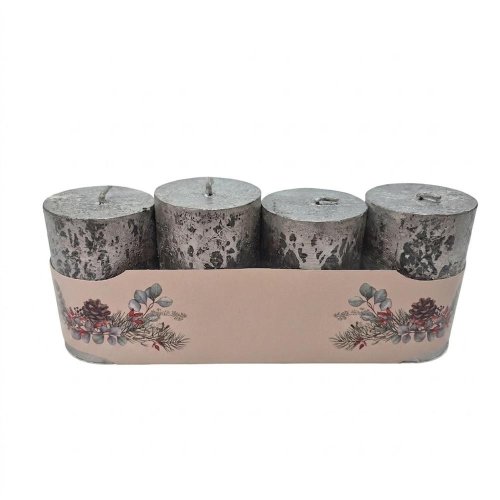 Valec 4-pack rustic met.strieb.