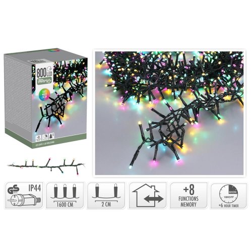 Snake led lights 800l macaron - Vianočné osvetlenie