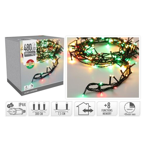 Led lights 480led 3clr - Vianočné osvetlenie