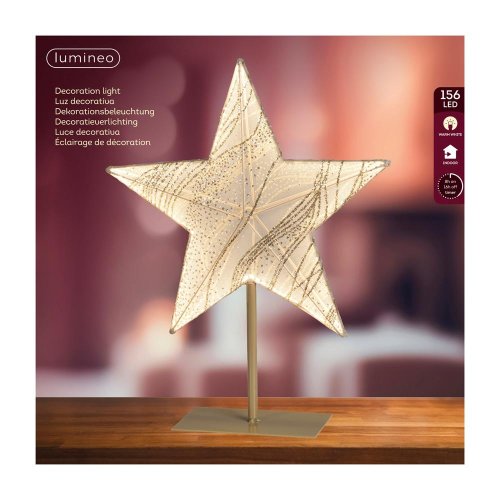 Led hviezda 11x38x50cm