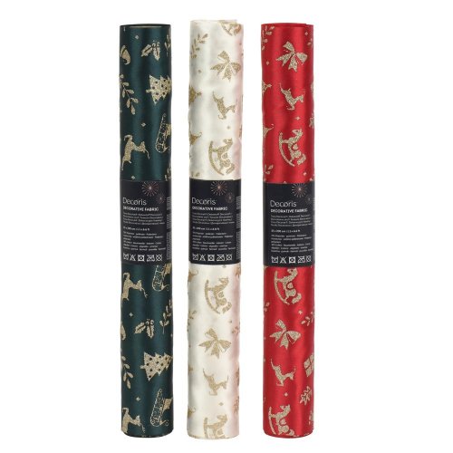 Organza vian vzor gliter 200x35cm 3ass