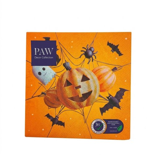 Sdl237500 servítky 33x33cm/20/3vrst. funny halloween - Veľkonočné ozdoby
