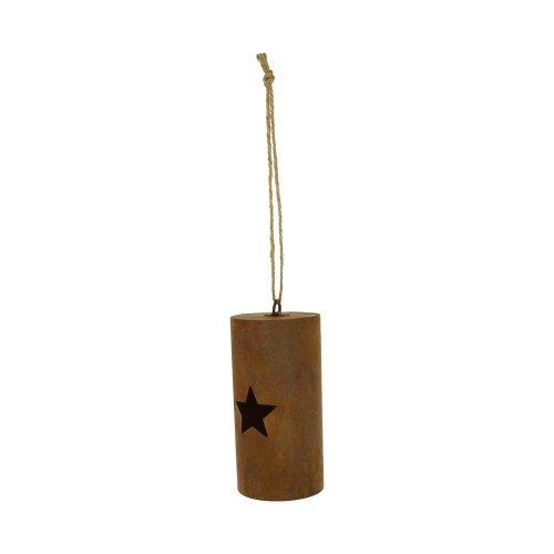 Záves zvonec plech 6x12/25cm - Vianočné dekorácie a ozdoby