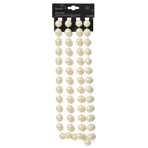 Girlanda perla pr.0,2cm x2,7m/ polysterén
