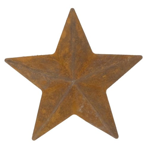 Hviezda s/12 plech 6cm hrdzavá