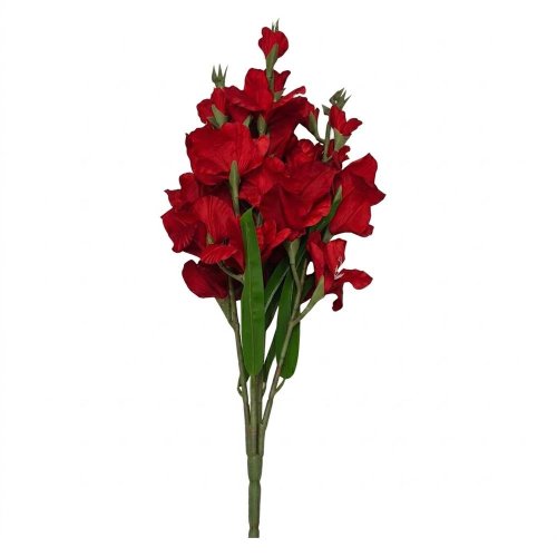 Kytica gladiola x5 červená 75cm - Umelé kvety
