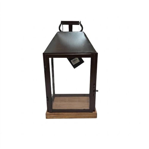 Lampáš drevo/kovv39/21/17cm