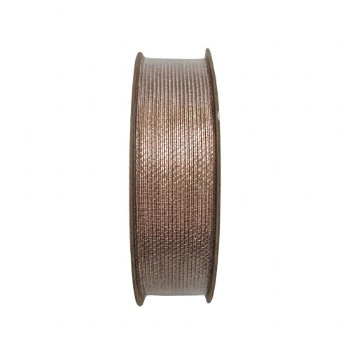 Stuha vian 2,5cm/15m ružovozlatá