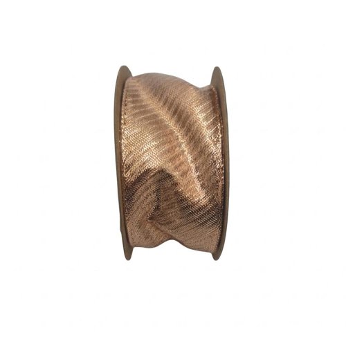 Stuha vian lurex 4cm/10m medená