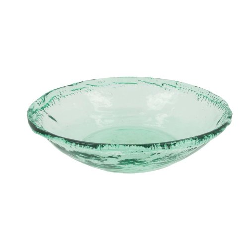 Okrúhly tanier z recyklovaného skla 33x33x8cm - Vianočné dekorácie a ozdoby