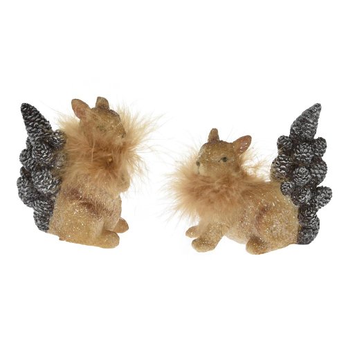 Veverička hnedá poly mix/2 dx10x10,5cm