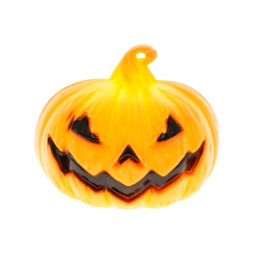 Tekvica LED oranžová plast 6 cm