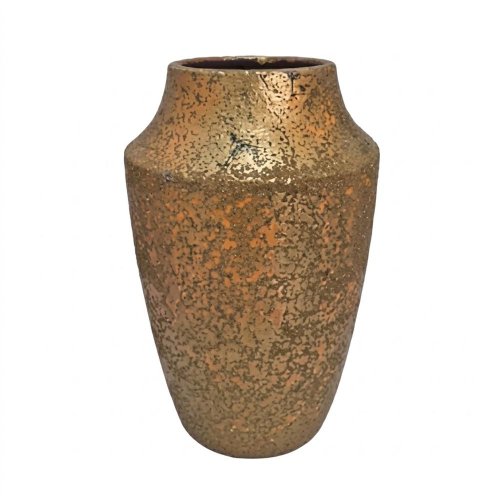 Váza clement zlatá výška 30/priemer 18 cm