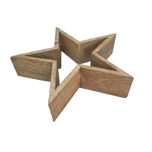 Hviezda drevo 30/6cm