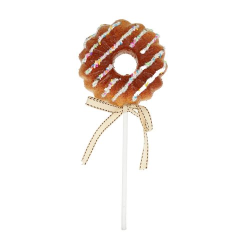 Perník. donut lízatko polyst. 11x28x5cm