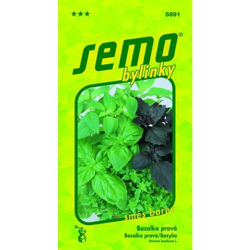 Bazalka zmes farieb 1g - Umelé kvety