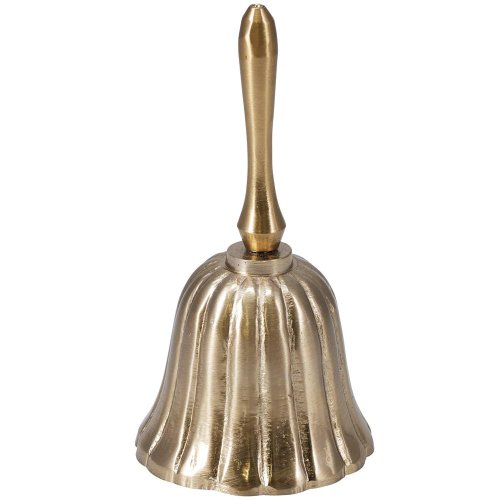 Zvonček 12 cm zlatý - Vianočné dekorácie a ozdoby