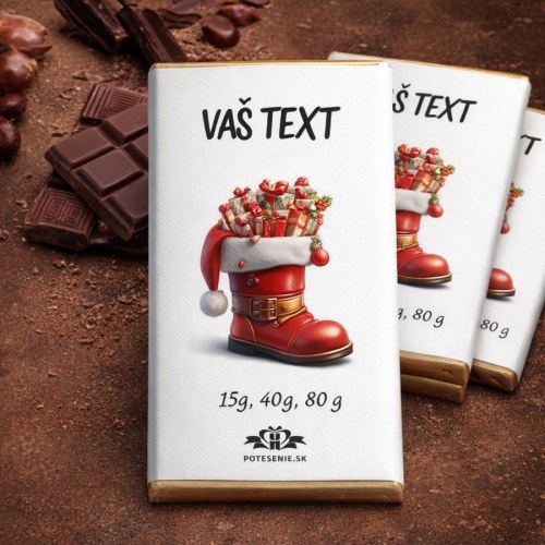 Mikulášska čokoláda s menom 80 g