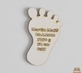 Magnetka - noha k narodeniu dieťaťa