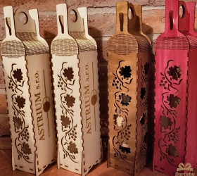 Drevená krabička na víno