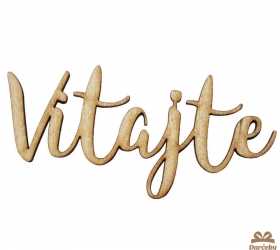 Drevený výsek VITAJTE