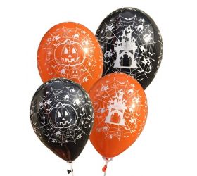 Balóniky detské s potlačou - Balón Halloween 01