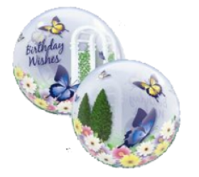 Q Bubbles Birthday Butterflies