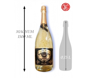 1,5  L Gold Cuvee šumivé víno so zlatom Najlepší hasič