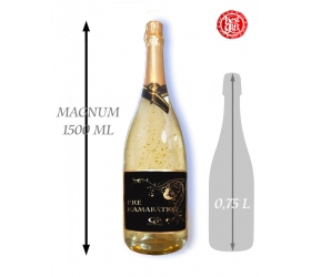 1,5  L Gold Cuvee šumivé víno so zlatom Pre kamarátku