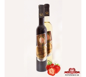 0,5 L Darčekové víno - Kovová Etiketa Jahodové víno