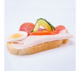 Obložený šunkovo salámový