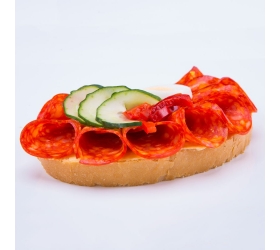 Obložený chlebík diabolský