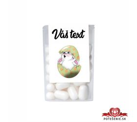 Veľkonočné dražé cukríky, zajačik vo vajíčku