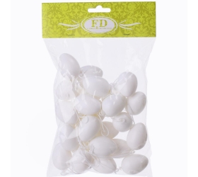 Vajíčka biele 4cm 24ks