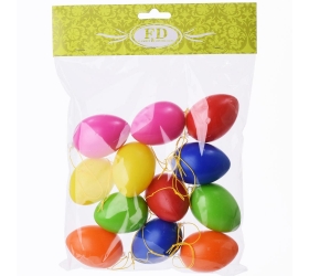 Vajíčka farebné 6cm 12ks