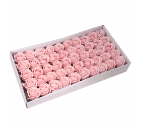 Mydlové kvety, stredná ruža - pastelová ružová